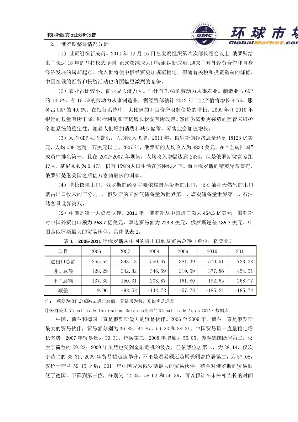 俄罗斯服装行业分析报告_第2页