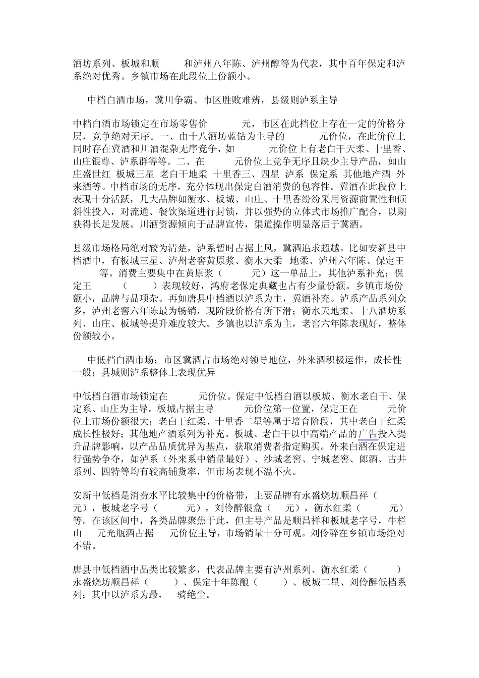 保定白酒市场调研报告_第2页