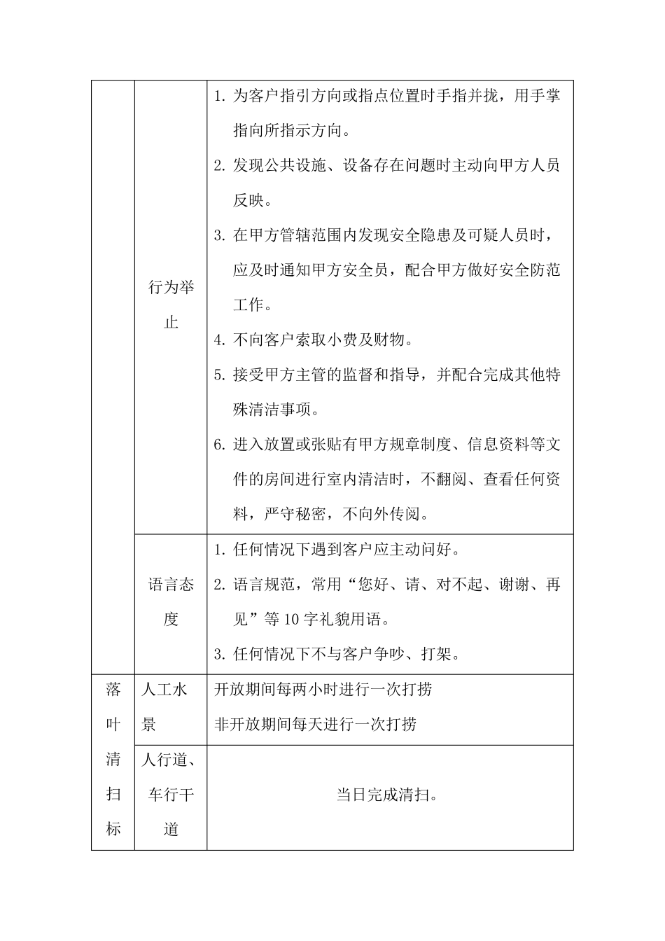 保洁服务理念、特色及服务方案_第3页