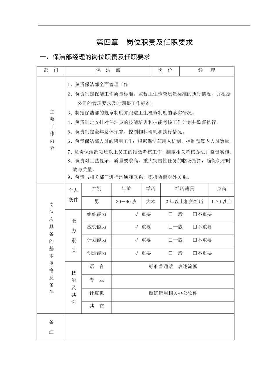 保洁部工作手册(全、精编)_第2页