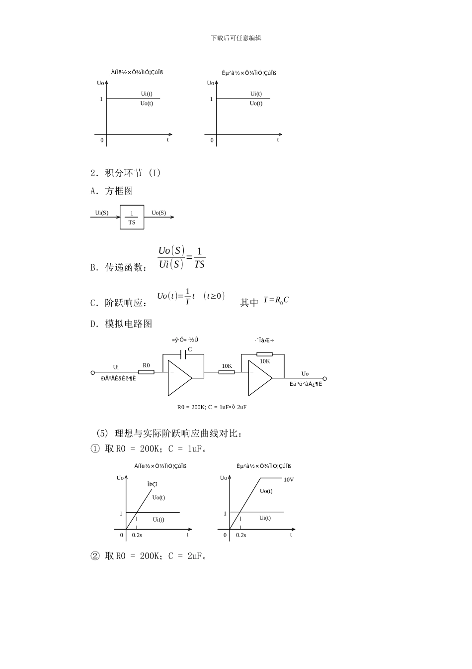 自动控制原理实验报告-太原理工_第3页