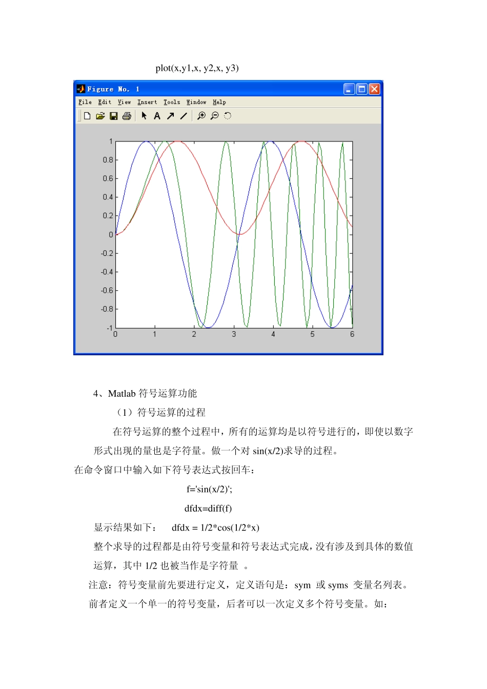信号与系统Matlab实验报告_第2页