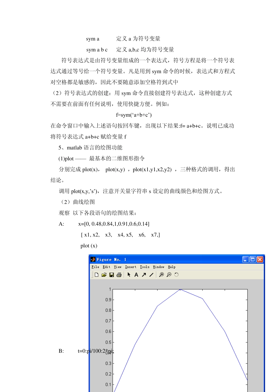 信号与系统Matlab实验报告_第3页
