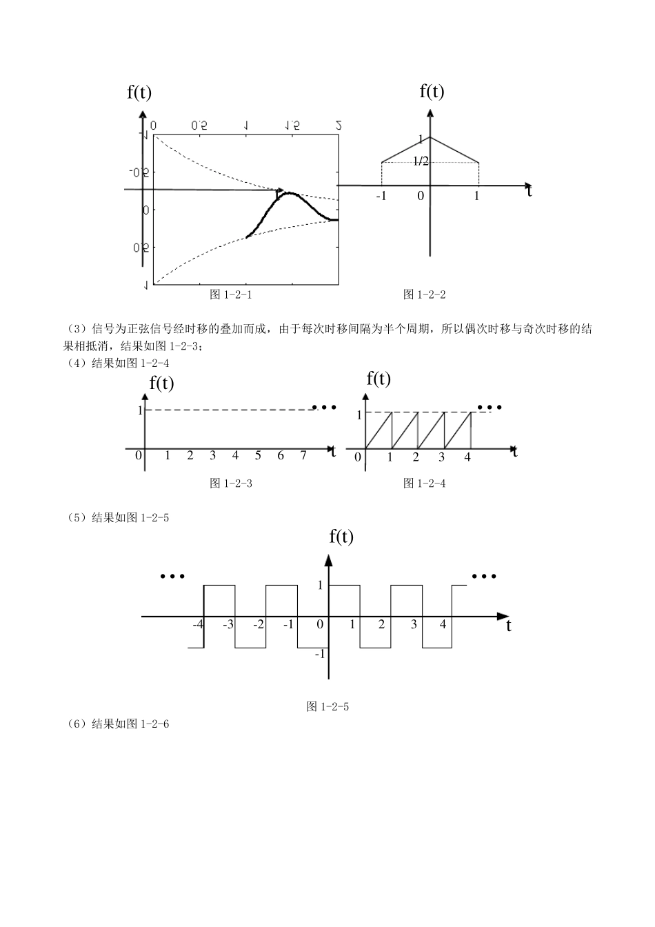 信号与系统王明泉科学出版社第一章习题解答_第2页