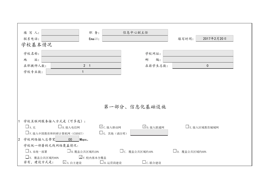 信息化建设调查问卷_第2页
