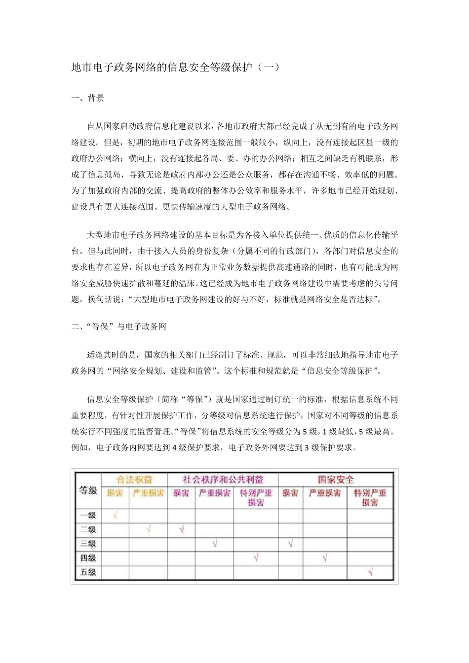 信息安全等级保护解决方案_第1页