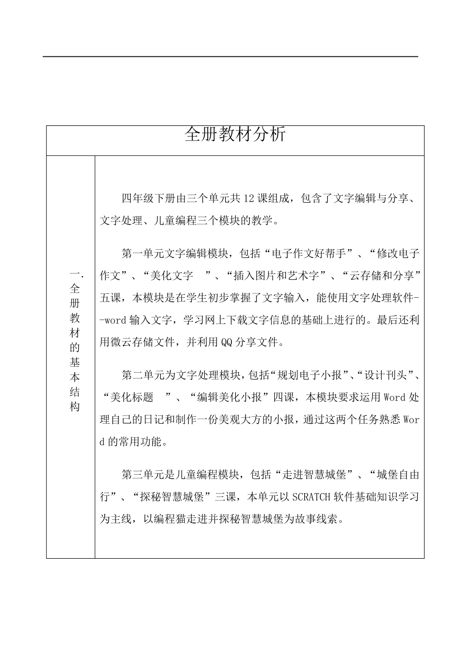 信息技术(4年级下册)全册教案_第2页