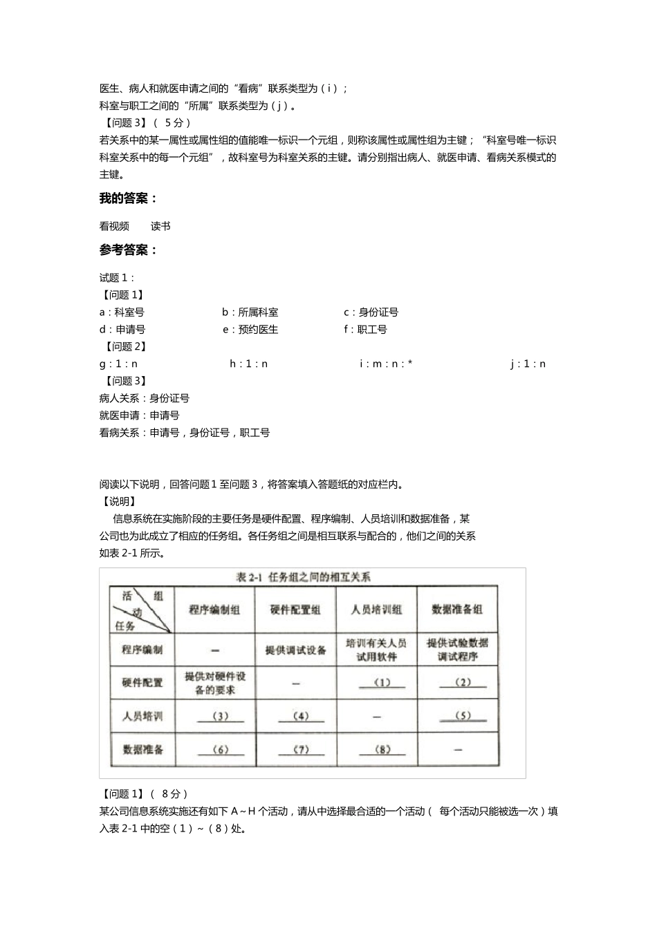 信息系统管理工程师下午试题及答案20062015_第2页