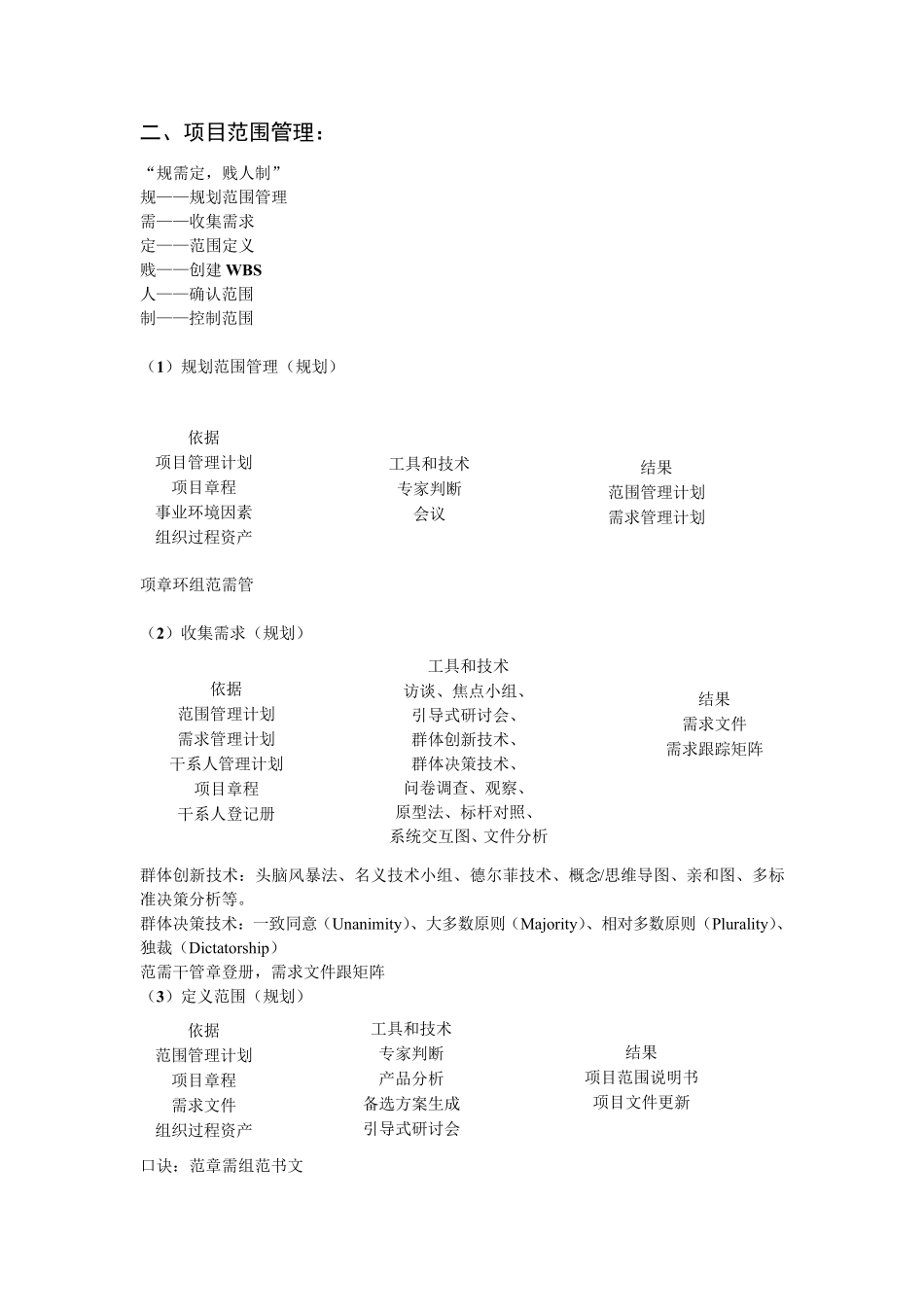 信息系统项目管理师第三版项目管理学习资料下载_第3页