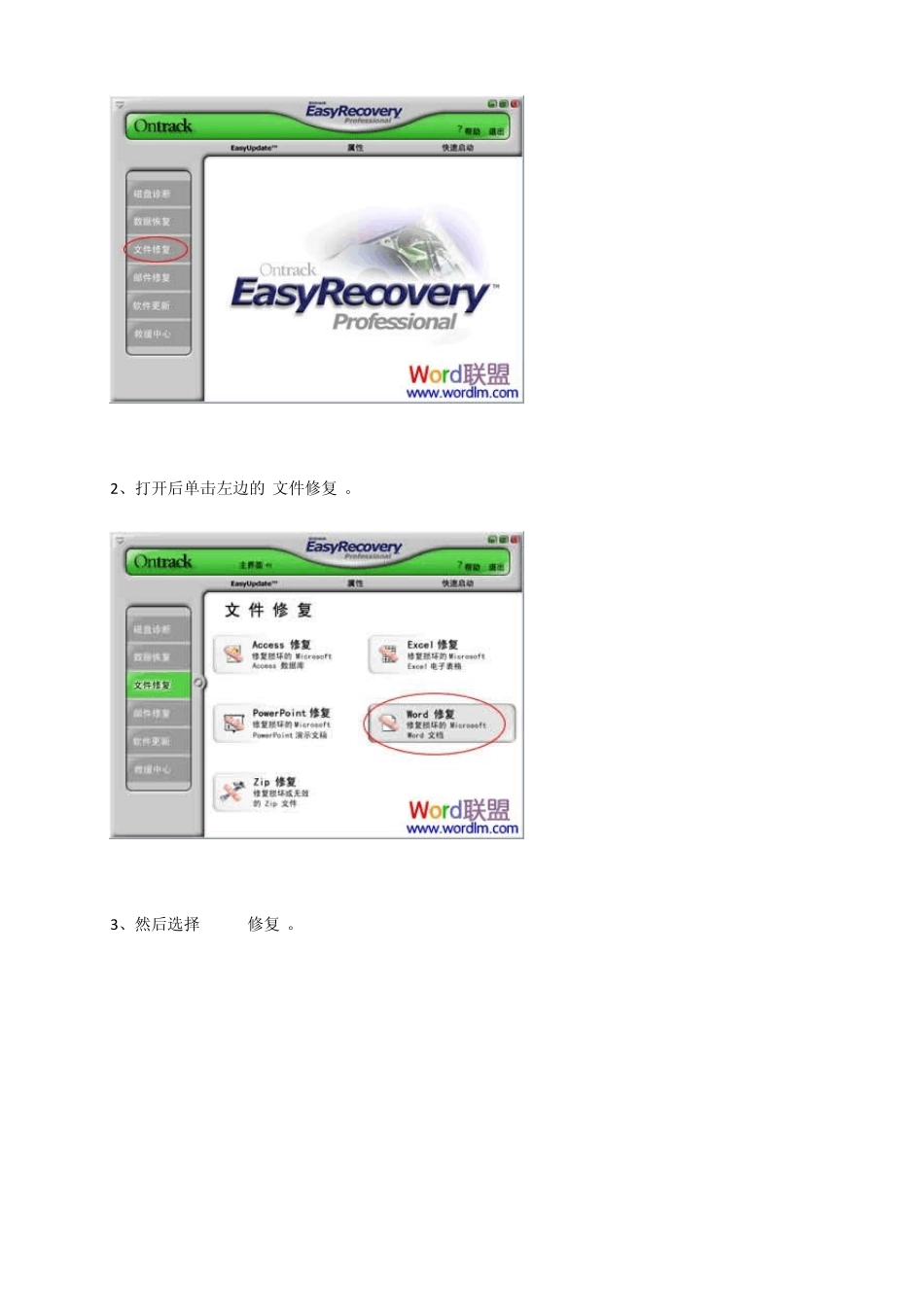 修复Word文档乱码工具_第2页