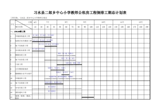 倒排工期计划表20136.19