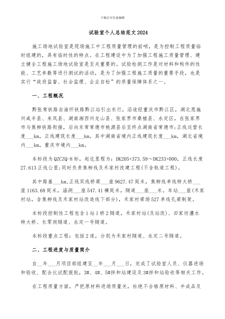 试验室个人总结范文2024_第1页