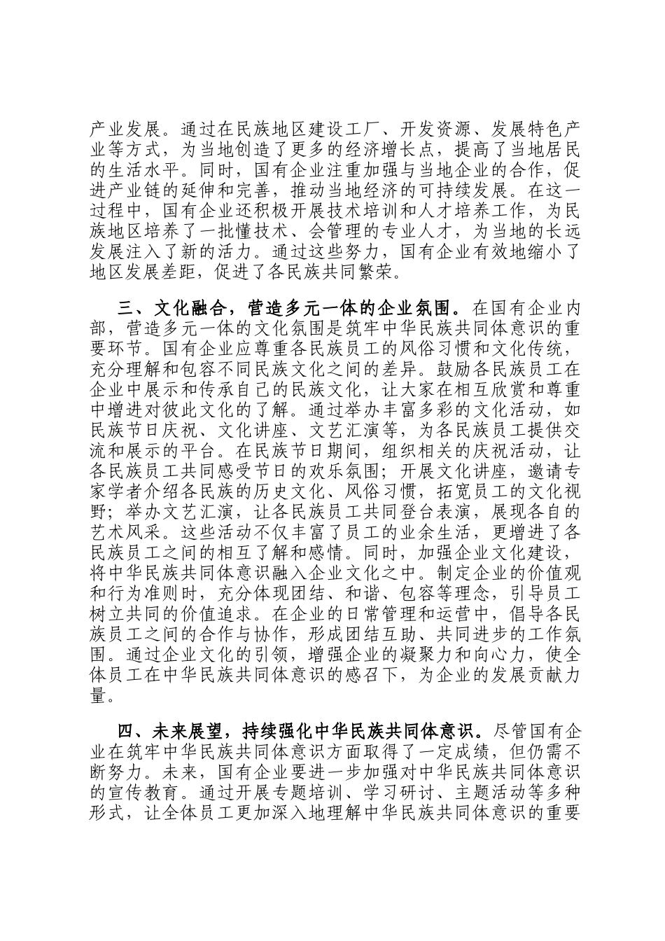 筑牢中华民族共同体意识中心组发言材料_第2页