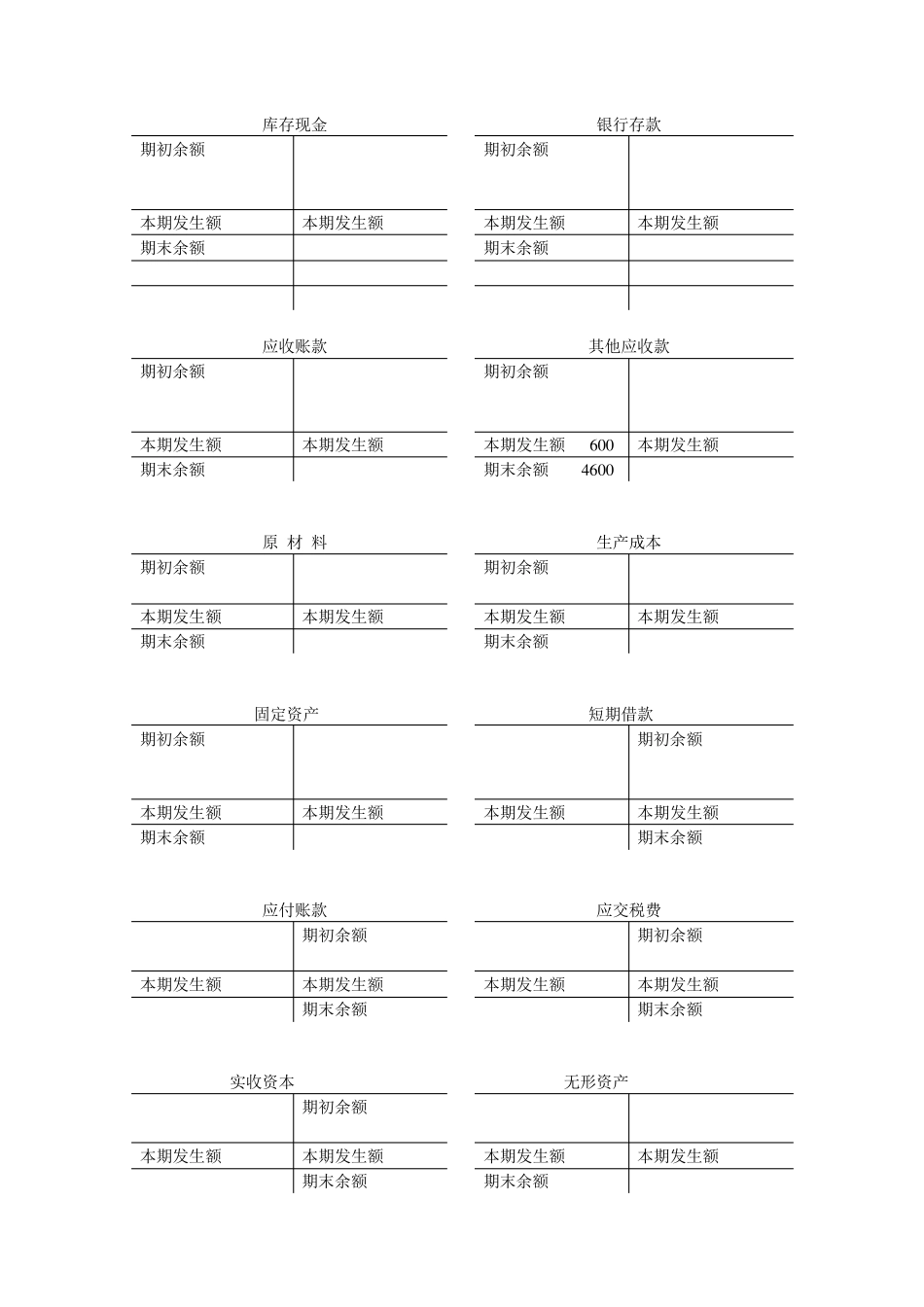 借贷记账法练习题1_第2页
