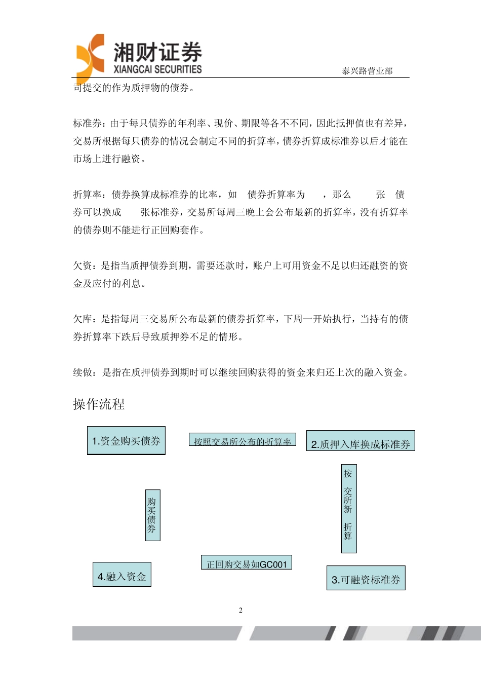债券正回购套作_第2页
