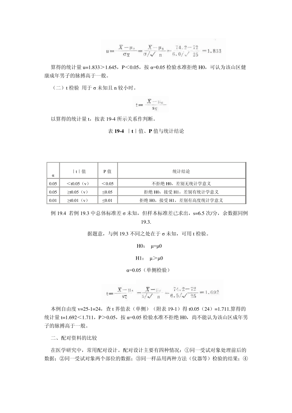 假设检验的应用条件归纳总结_第2页