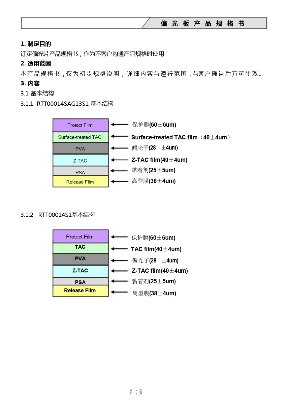 偏光片规格书_第3页