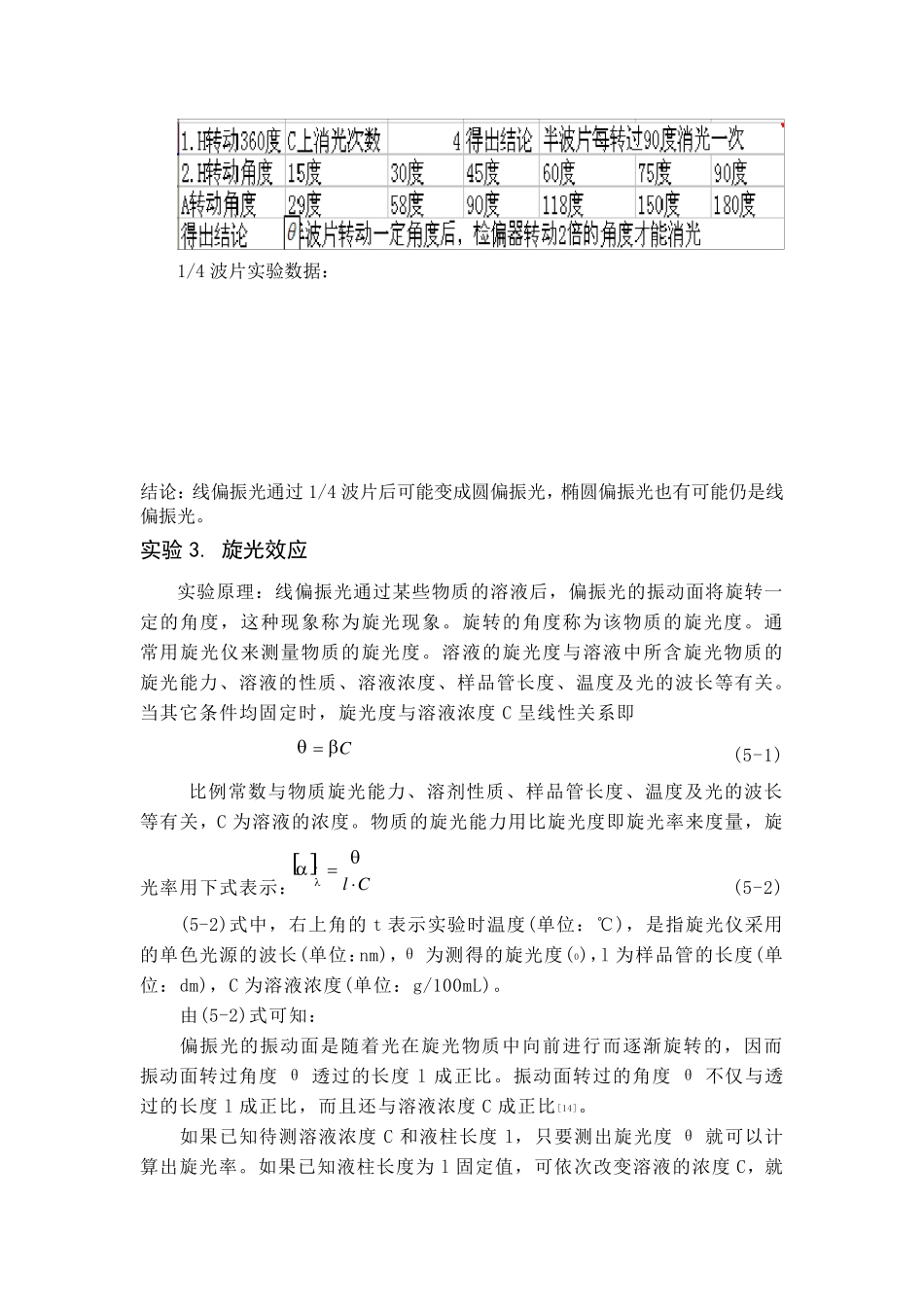 偏振光实验报告_第3页
