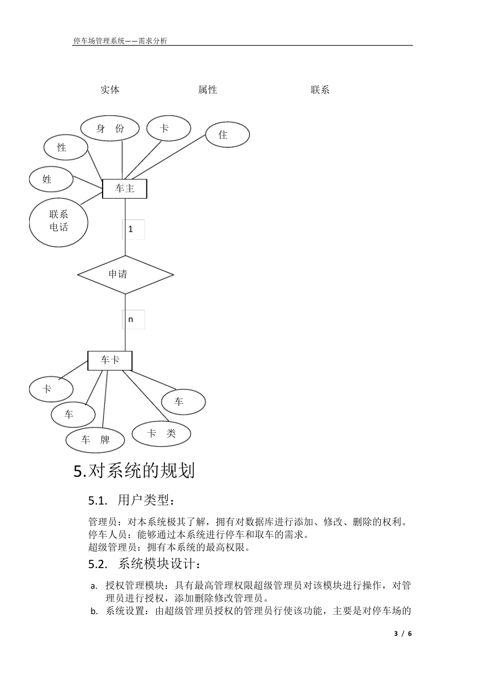 停车场管理系统(需求分析)_第3页