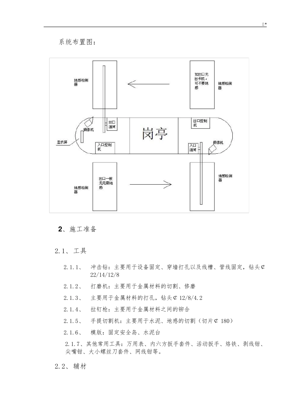 停车场系统施工工艺标准_第2页