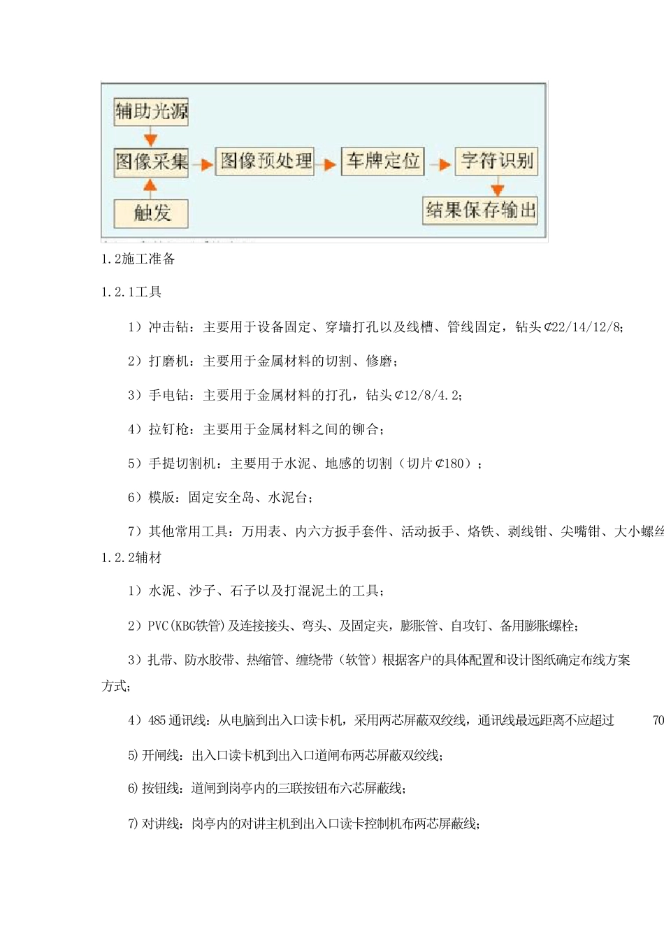 停车场道闸系统施工安装流程规范方案_第2页