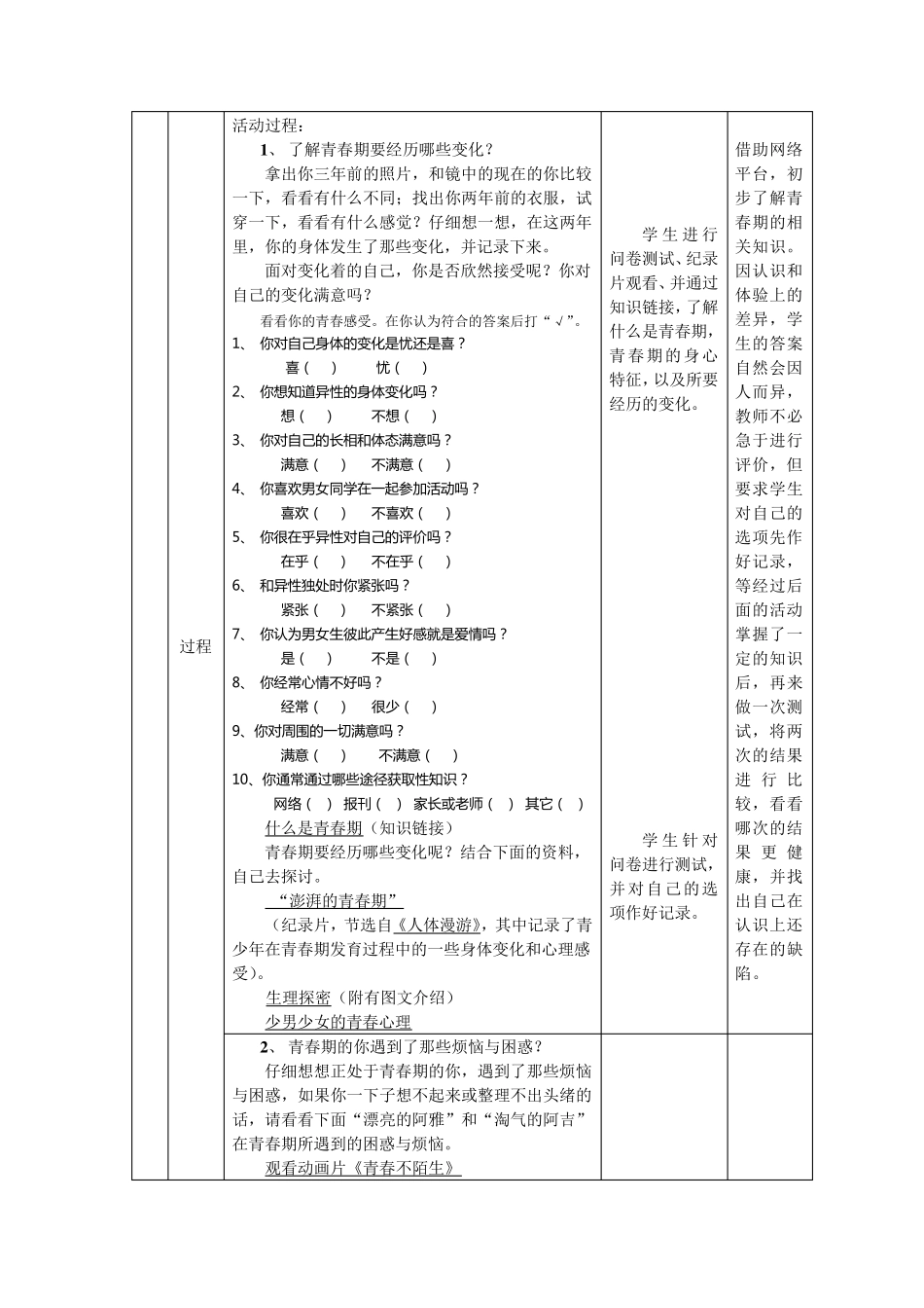 健康地度过青春期教案_第2页