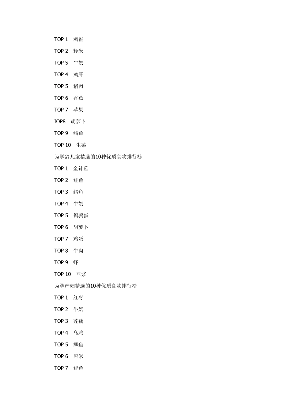 健康食物排行榜_第3页