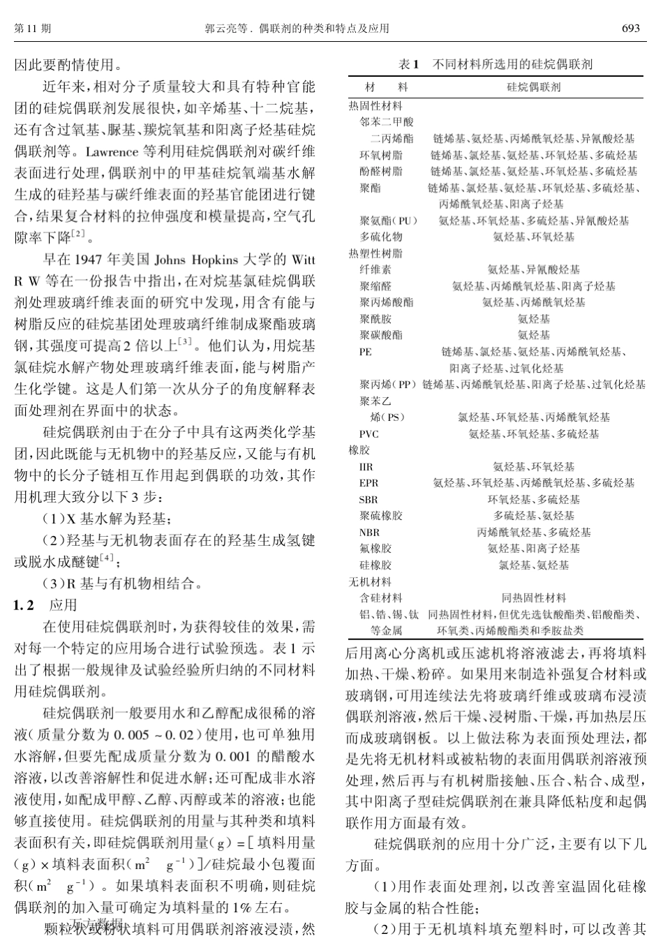 偶联剂的种类和特点及应用_第2页