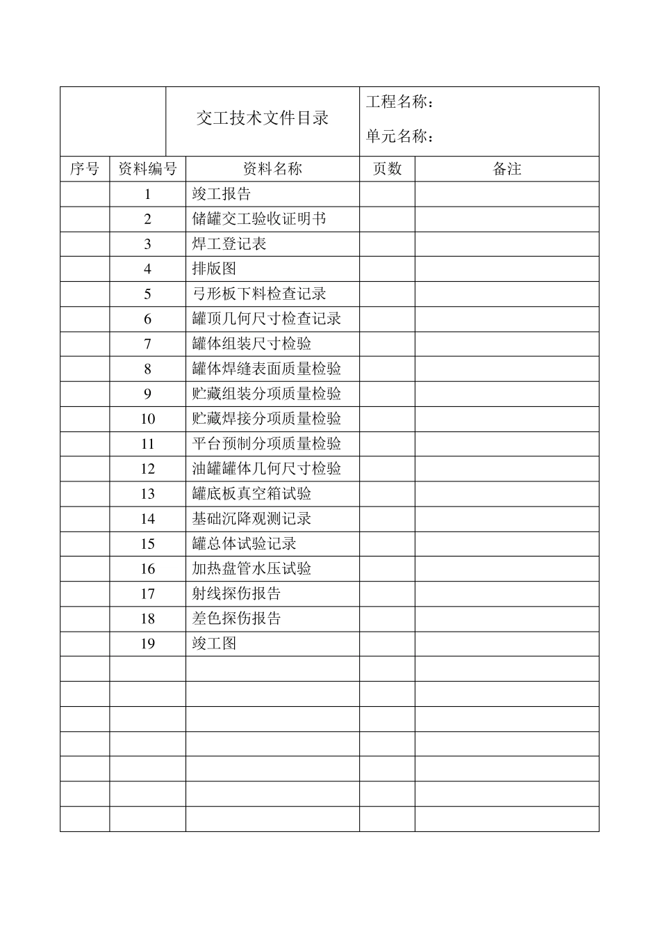 储罐安装验收表格_第2页