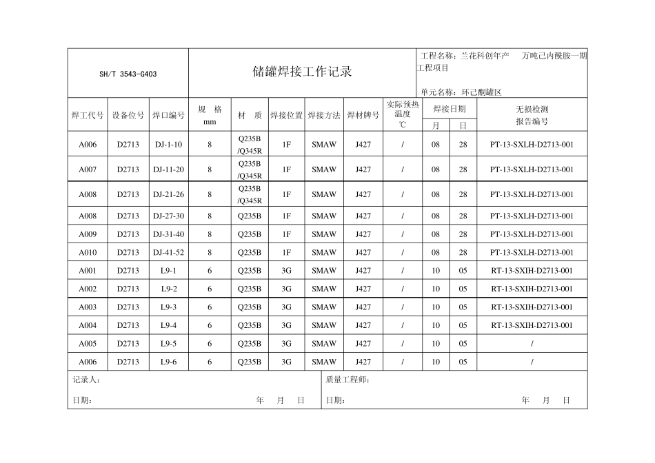 储罐焊接记录_第2页