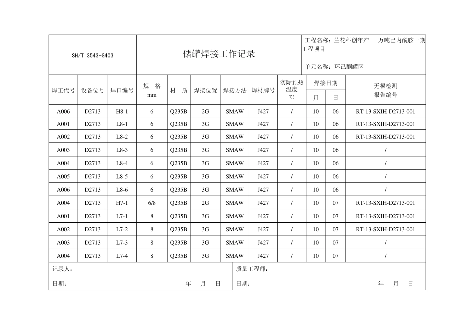 储罐焊接记录_第3页