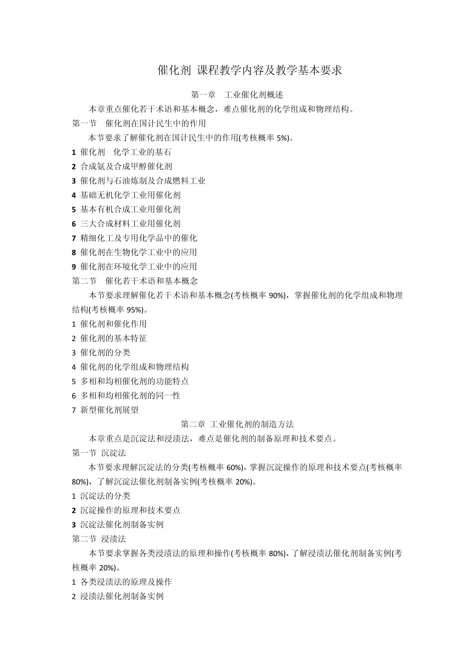 催化剂工程导论大纲及思考题答案_第1页