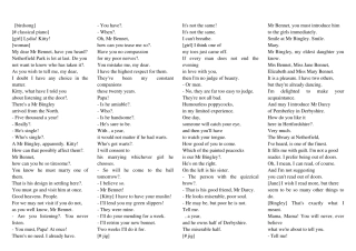 傲慢与偏见电影台词