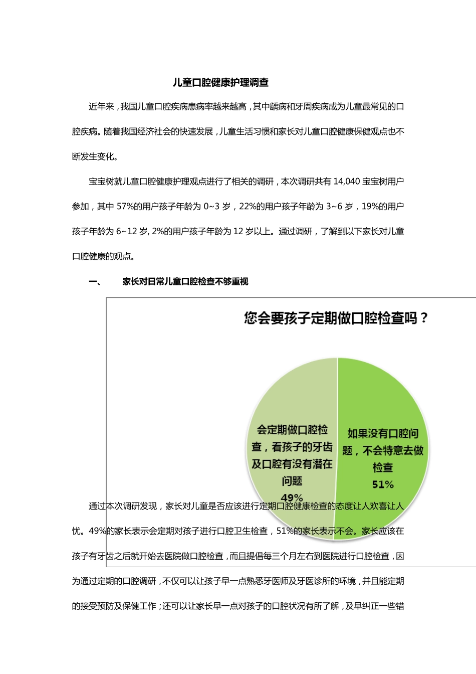 儿童口腔健康现状_第1页