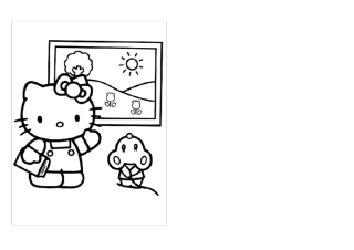 儿童填色画大全(A4打印共19张)