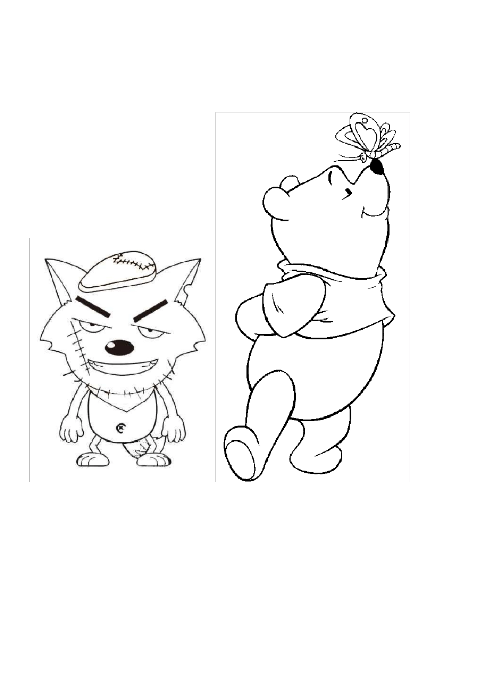 儿童填色画涂色画简笔画A4直接可打印_第3页