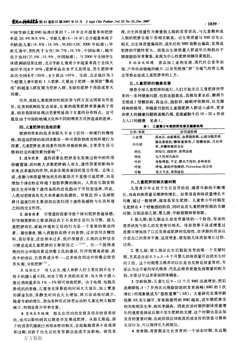 儿童肥胖的评价标准及流行现状_第3页