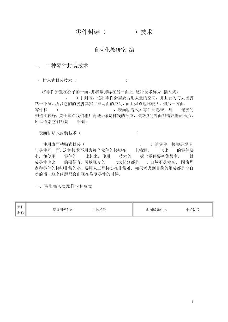 元件封装形式1_第1页