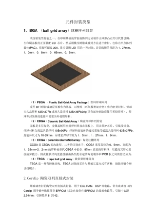 元件封装类型