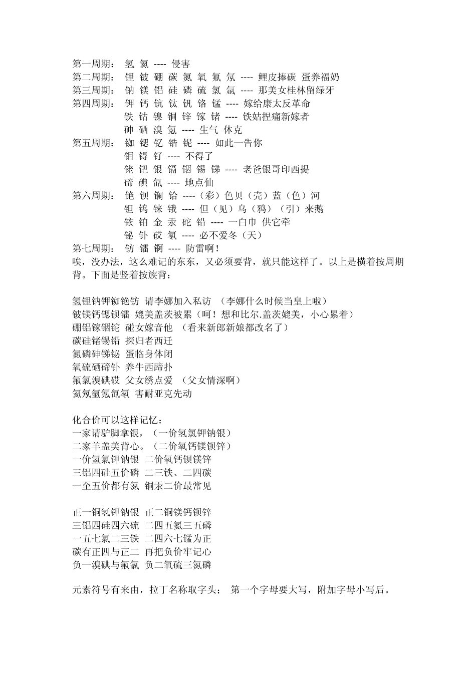 元素周期表歌_第2页