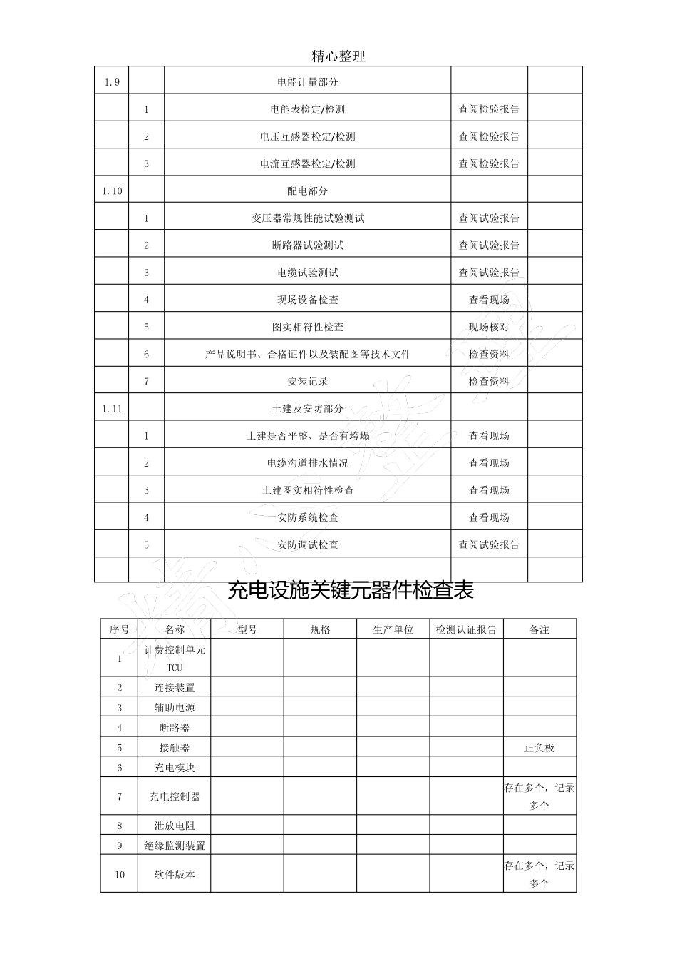 充电桩验收表格模板_第3页