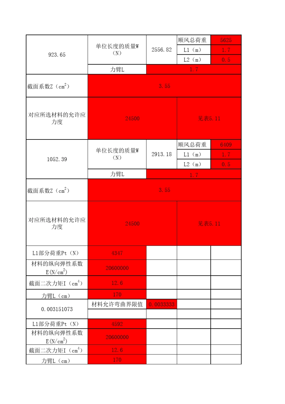 光伏支架强度计算_第3页