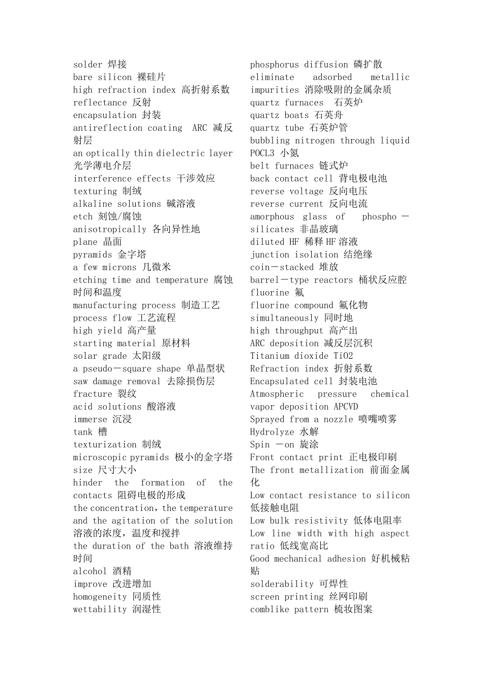 光伏行业英文词汇_第2页