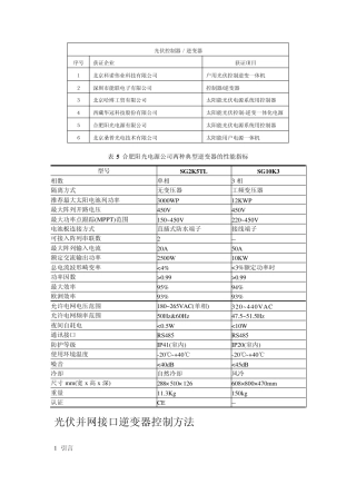 光伏逆变器回路图
