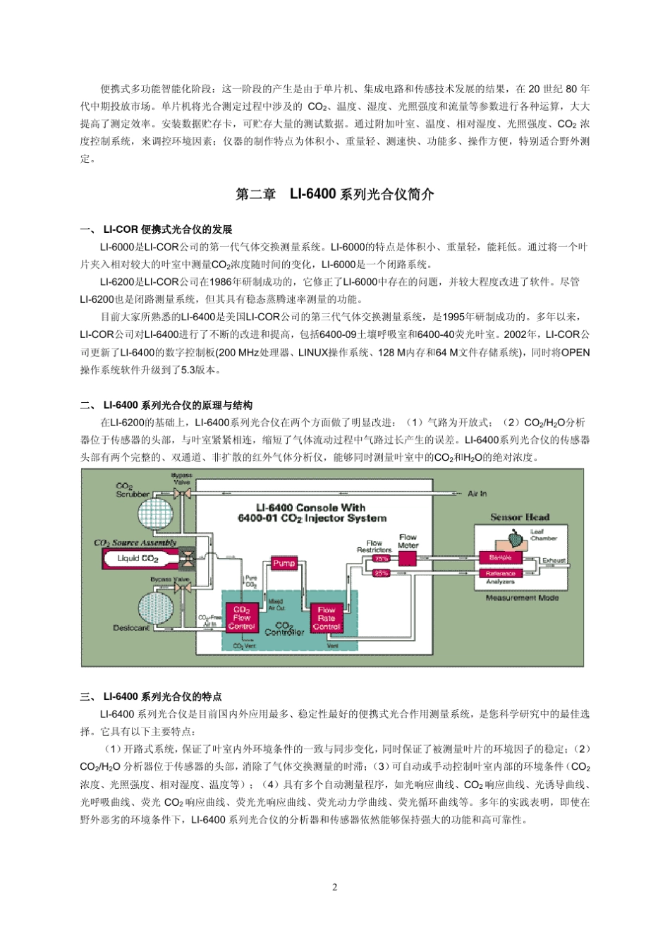 光合仪说明书_第2页