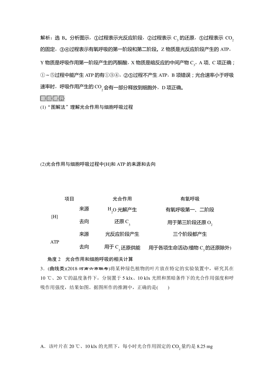 光合作用与呼吸作用之间的关系_第3页