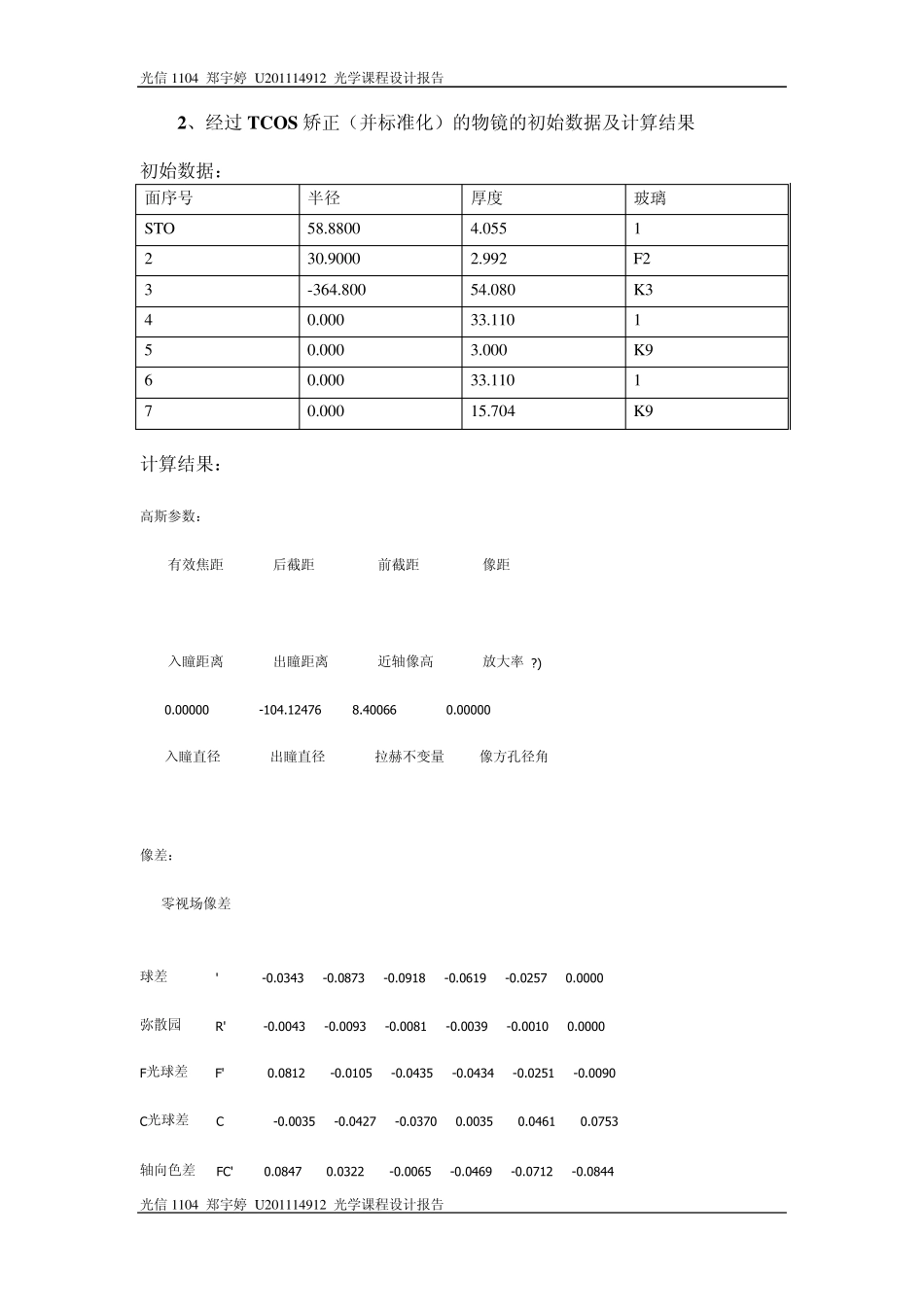 光学系统设计报告_第3页