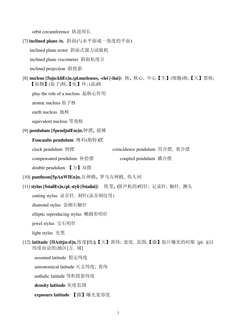 光学英语词汇_第2页