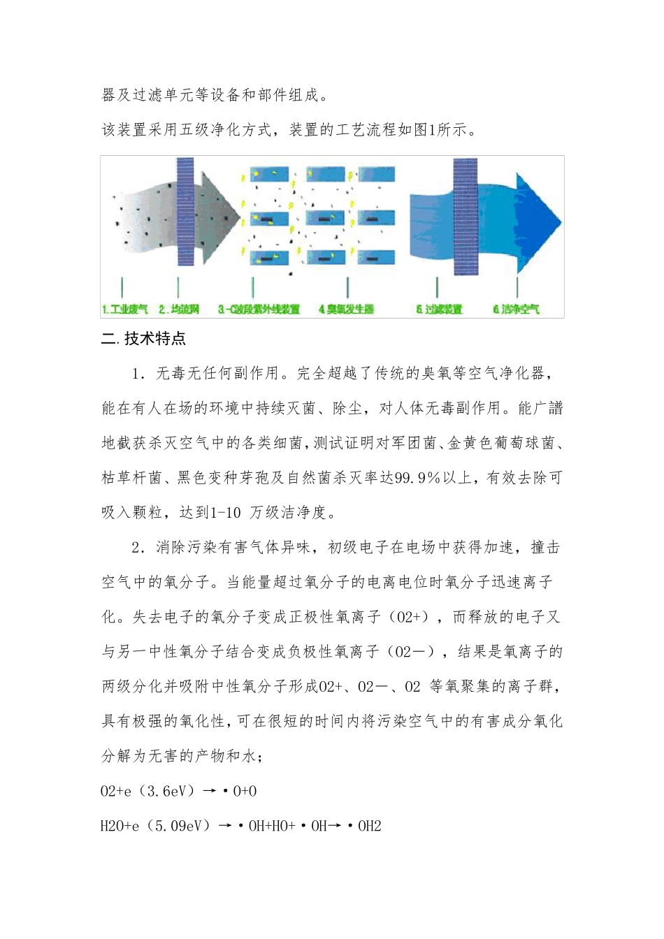 光氧催化废气说明书_第3页