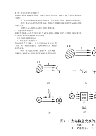 光电信息变换及检测